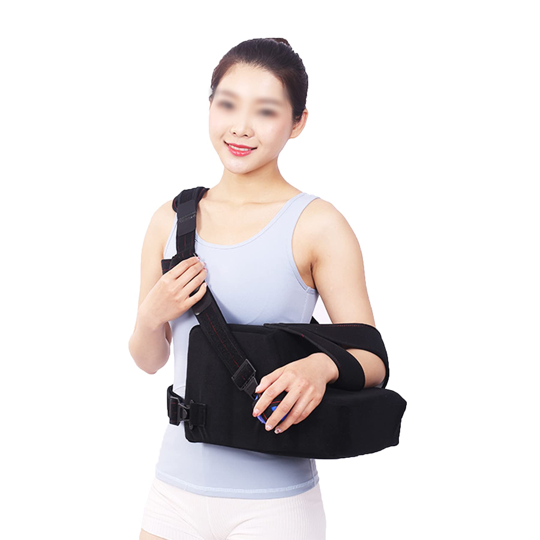 Staffa per Abduzione della Spalla per Ortesi per Spalla di Supporto per Lesioni Tendinite Immobilizzatore di Spalla per Abduzione della Spalla Tutore Fisso Adatto Uomini Donne,Left