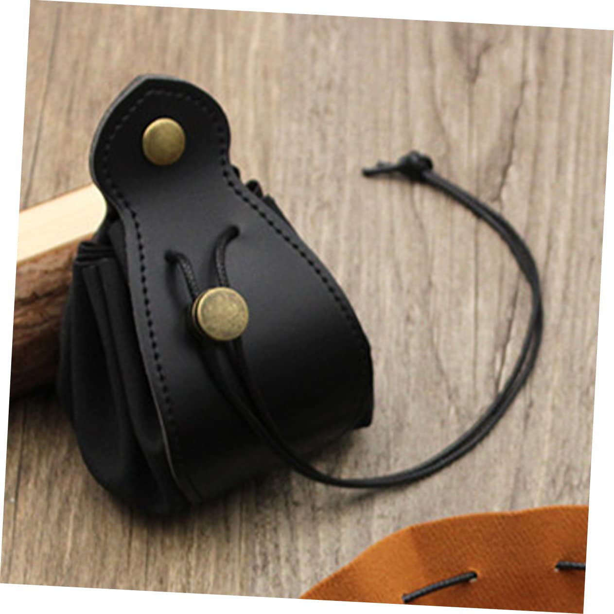 Sosoport 4 Pezzi Custodia Per Dadi Compatto Borsa e Vassoio Per Dadi Sacchetto Di Perline Di Gioco Buste Polvere Viaggio Gioco Custodia Marsupio Piccolo Vassoio Pelle
