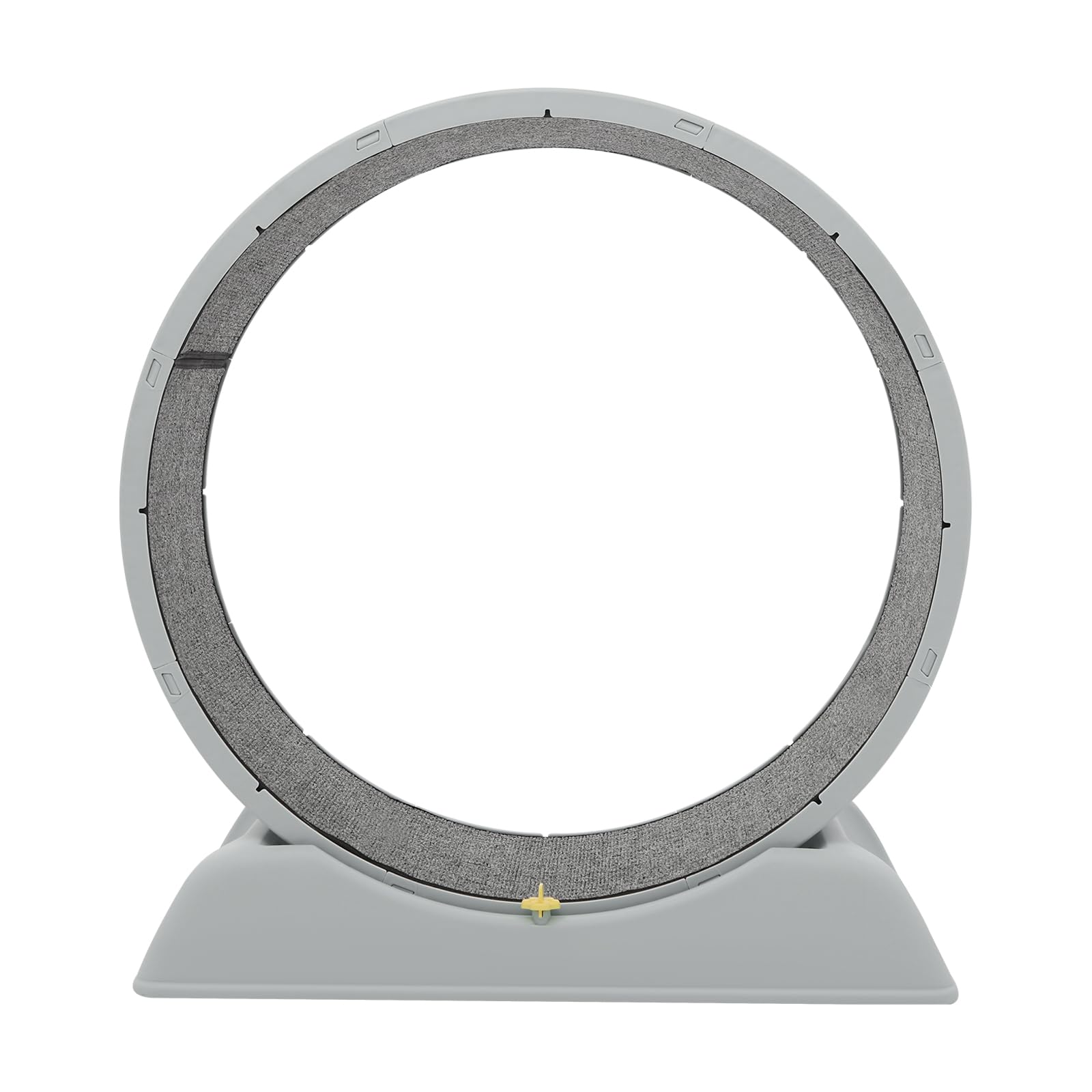 Rueda de 80 cm para gatos con gato Teaser, duración controlable de uso, rueda para correr, caminar y entrenar, hasta 10 kg (gris)