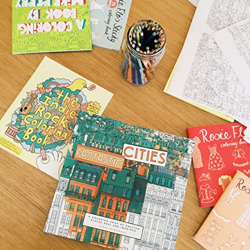Fantastic Cities: A Coloring Book of Amazing Places Real and Imagined - Image 13