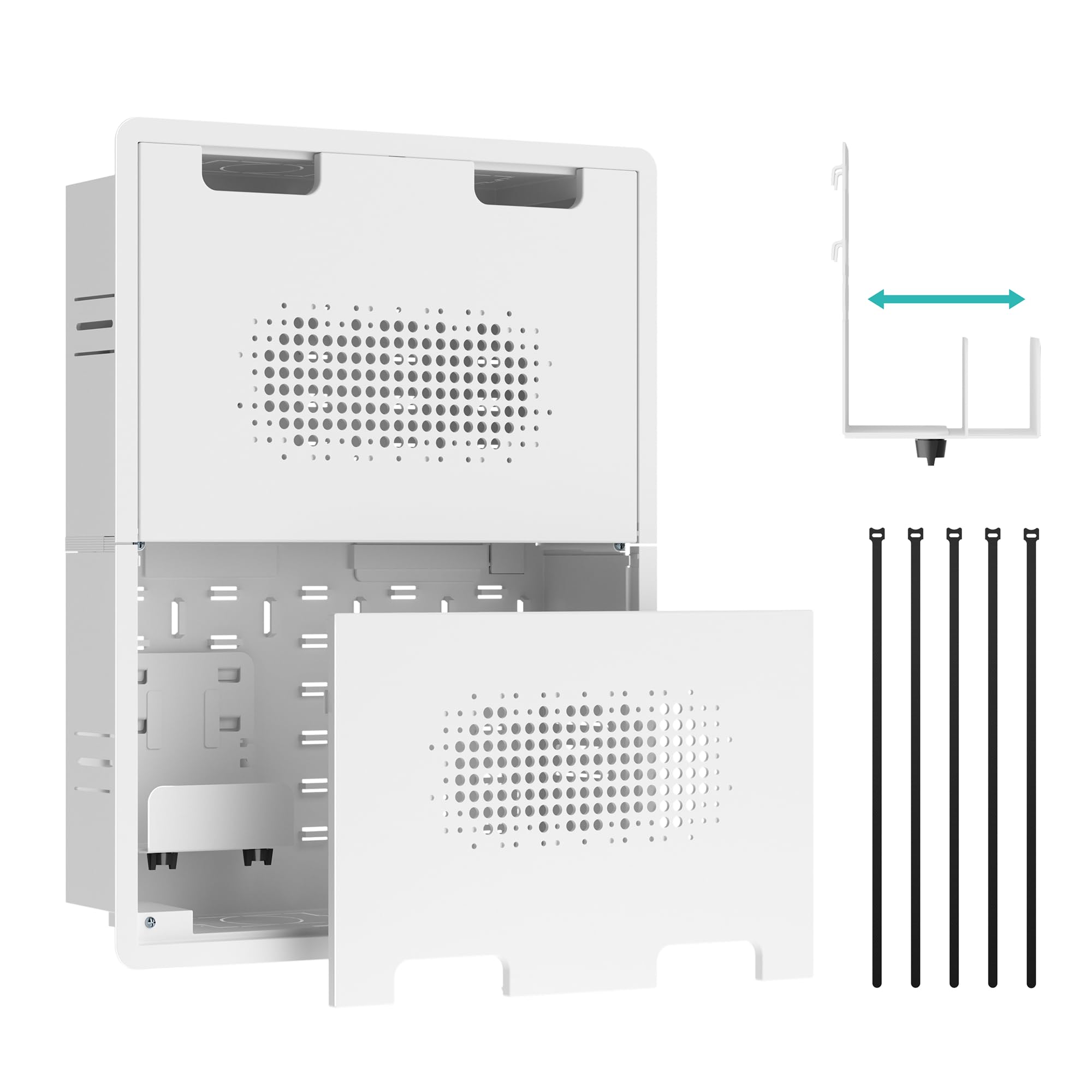 PEGZONE 17 Inch In-Wall Media Box