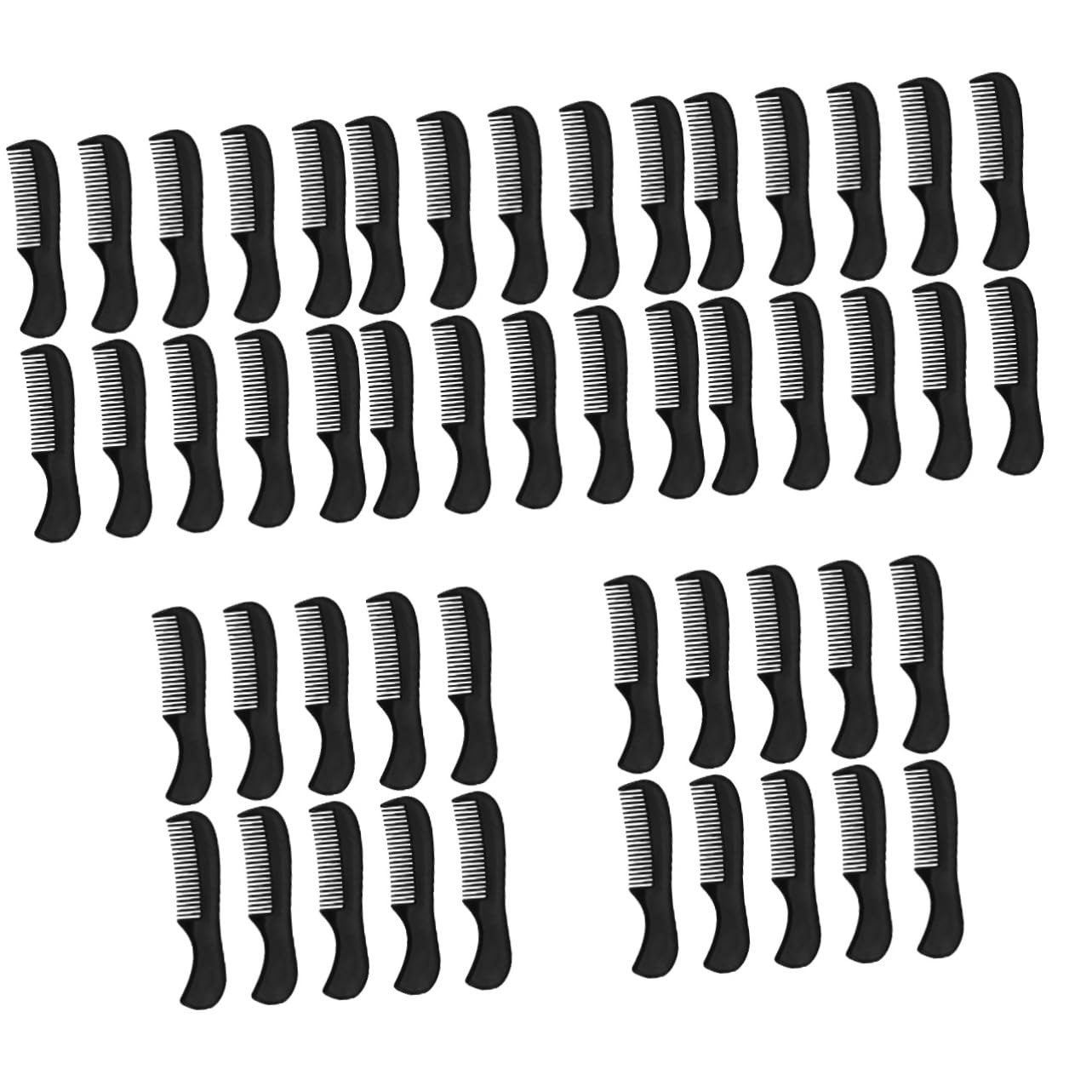 minkissy 50 Pz pettine per barba pettine compatto pettini per da uomo multiuso pettini per barba per da donna per uomo da plastica