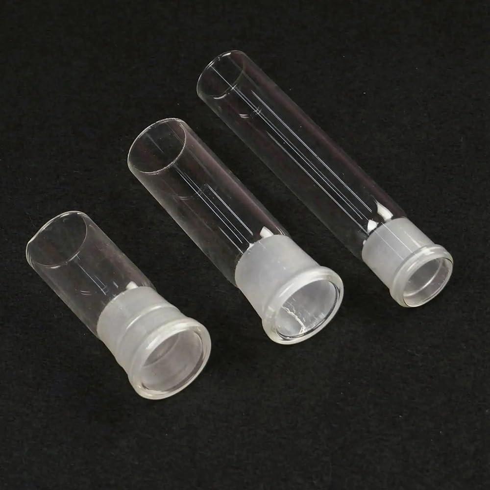 Glas-Vakuumanschluss, Laborglas-Vakuum-Take-Off-Adapter, einzelnes Innengewinde, gerades Rohr, mehrere Größen(45)