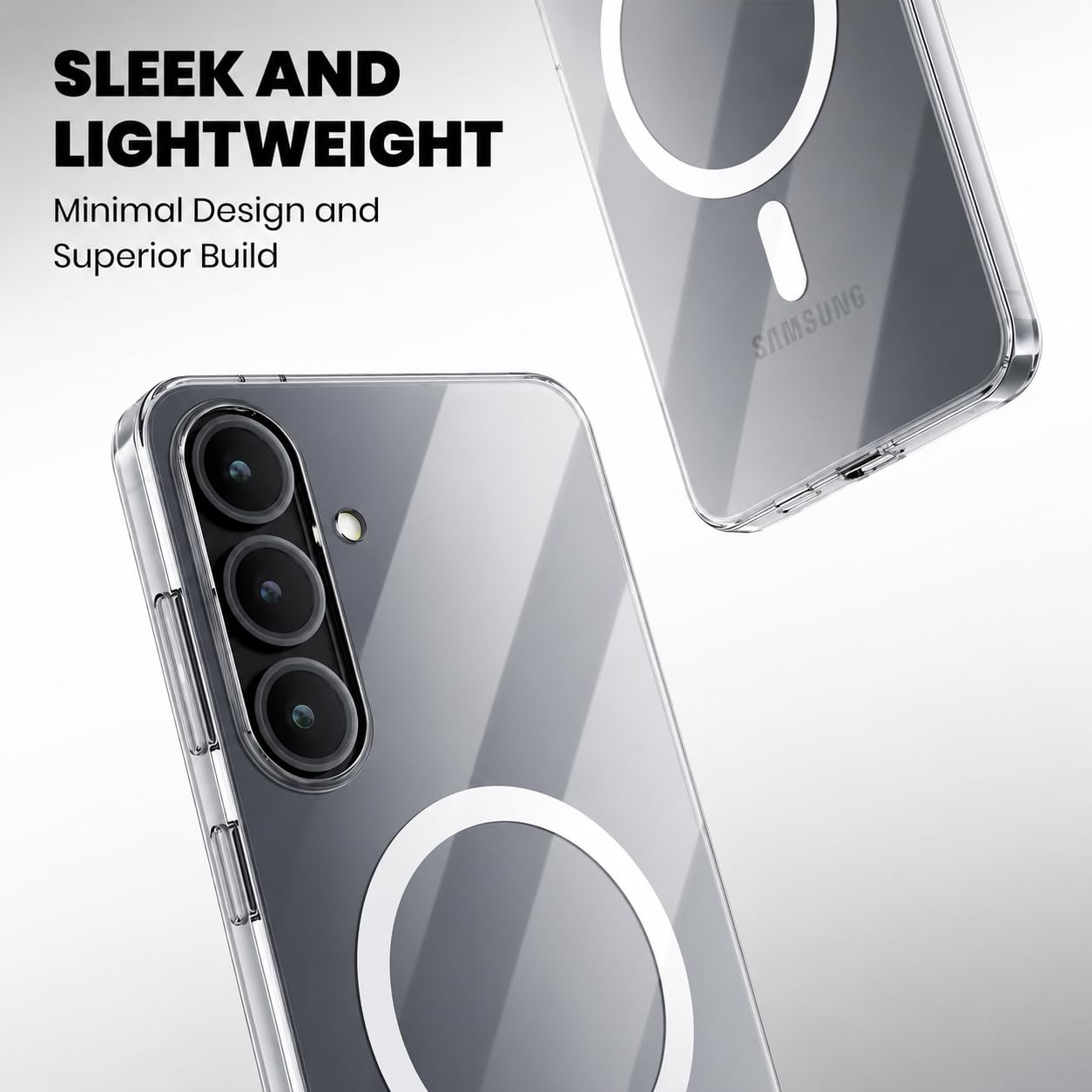 DIZORO Crystal Clear Compatible with S24 Case with Anti-Yellow Anti-Scratch Shockproof Transparent Cover — Amazon image 9