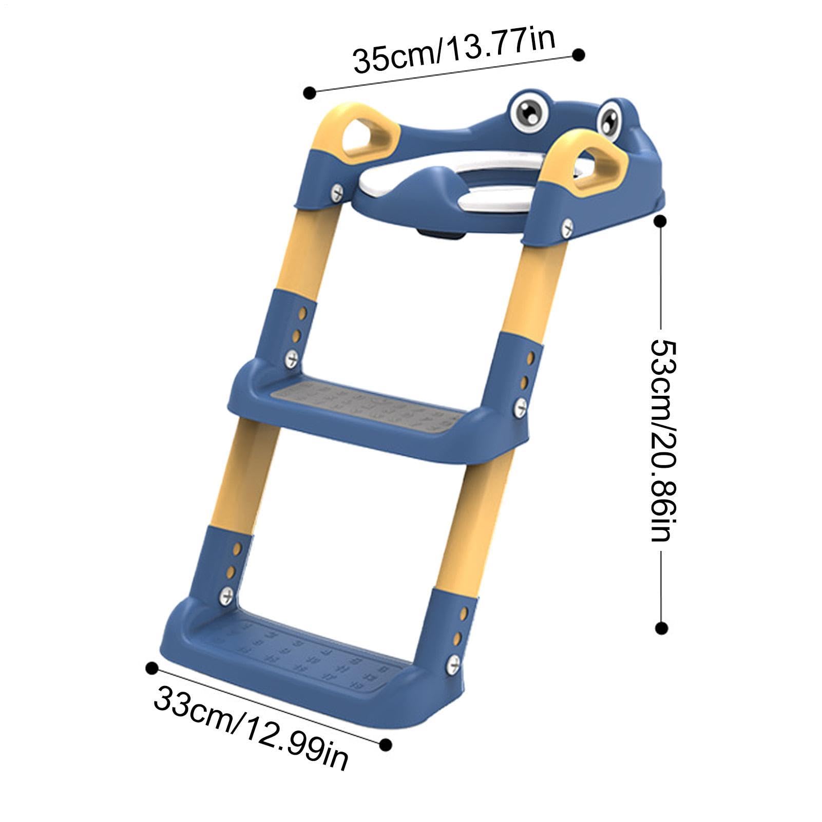Asiento Entrenamiento Plegable Baño Niños Escalera Taburete Ajustable Con