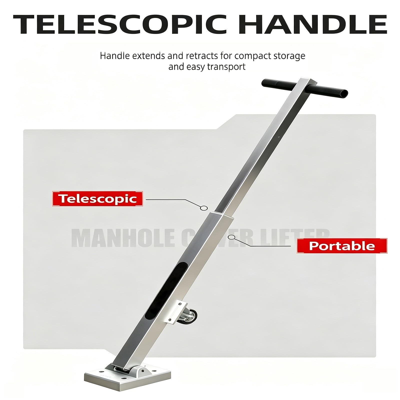 Sollevatore Magnetico Telescopico Per Chiusini – Portata 270 Kg