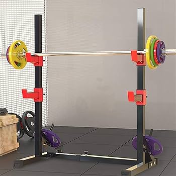 Amazon.co.jp: バーベル スクワット ラック スタンド ベンチプレス