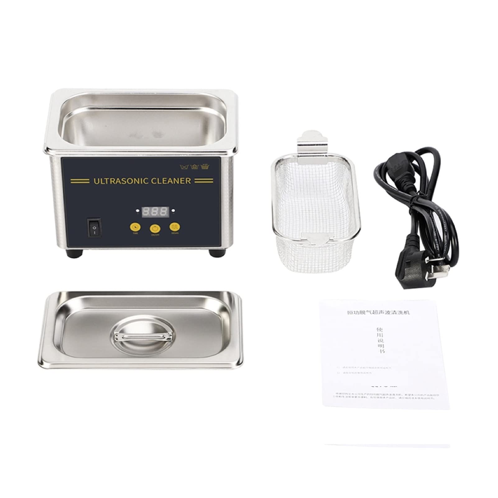Dispositivo Limpiador ultrasónico Limpiador ultrasónico 0. 8L 2L 3L 4L 6L 10L 15L 22L 30L de Joyas ultrasónicas Digitales(CD-L08-SUS304)