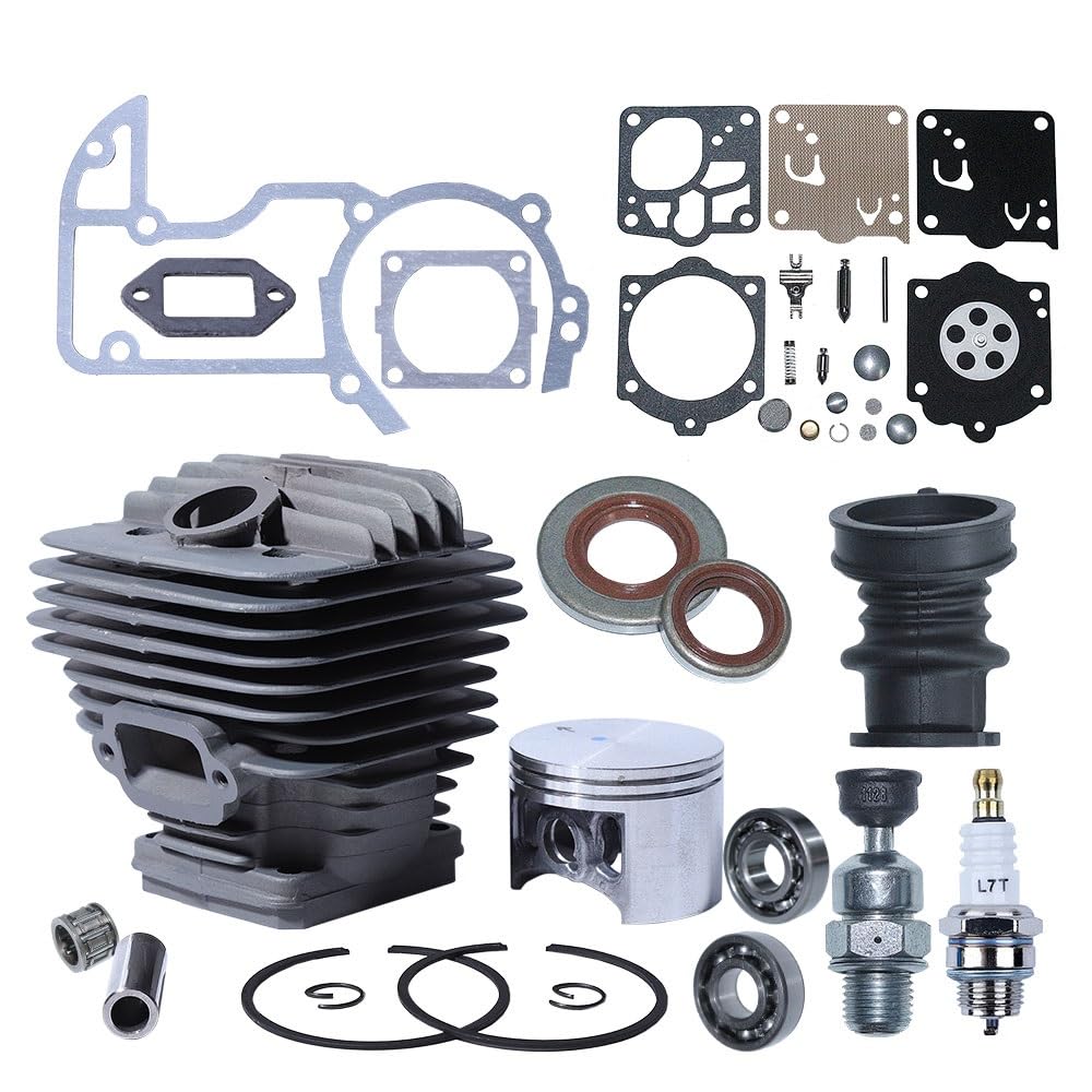 Części do kosiarki Zespół tłoka cylindra o średnicy 56mm pasuje do Stihl MS660 MS 660 066 duża pojemność 2-suwowy części zamienne pił łańcuchowych na benzynę