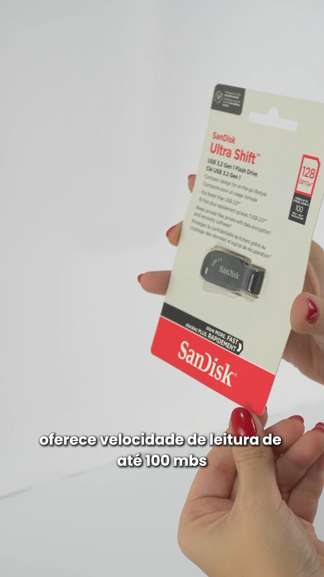 Sandisk Ultra Shift Usb 3.0 Flash Drive 128Gb | Amazon.com.br
