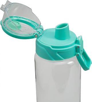 COOL GEAR 3-Pack 32 oz Tritan Plastic Cylinder Water Bottle with Halo Top Lid | Dishwasher Safe, Leakproof, Shatter-Resistant Water Bottle With Easy Carry Loop | Variety Pack