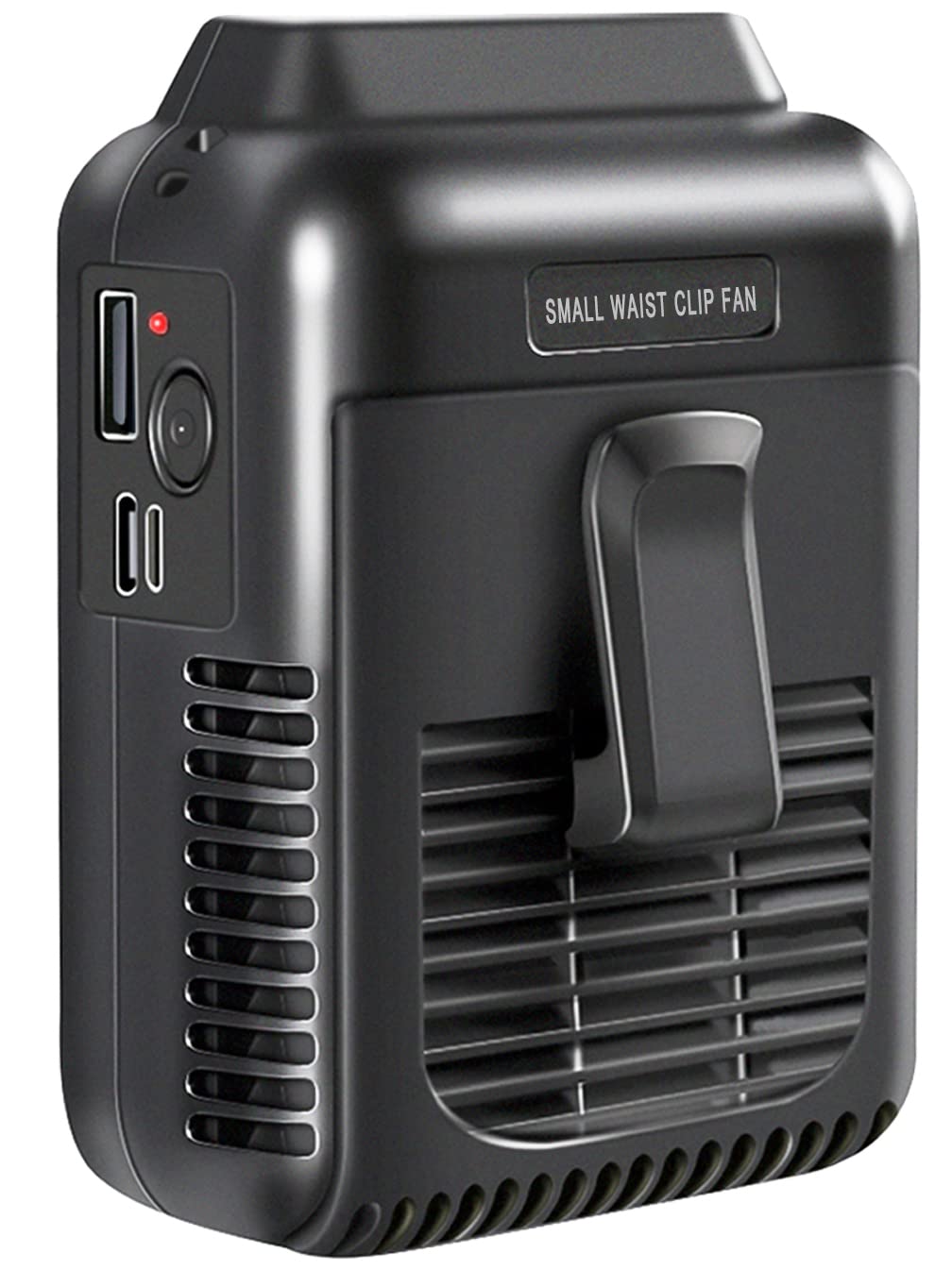 8000mAh upto 32H Portable Waist Clip Fan Personal Neck Fan Battery Powered Belt Fan Adjustable air outlet, 3 Speed, Body Fan for Outdoor Working, Camping, Hiking (8000mAh waist fan)