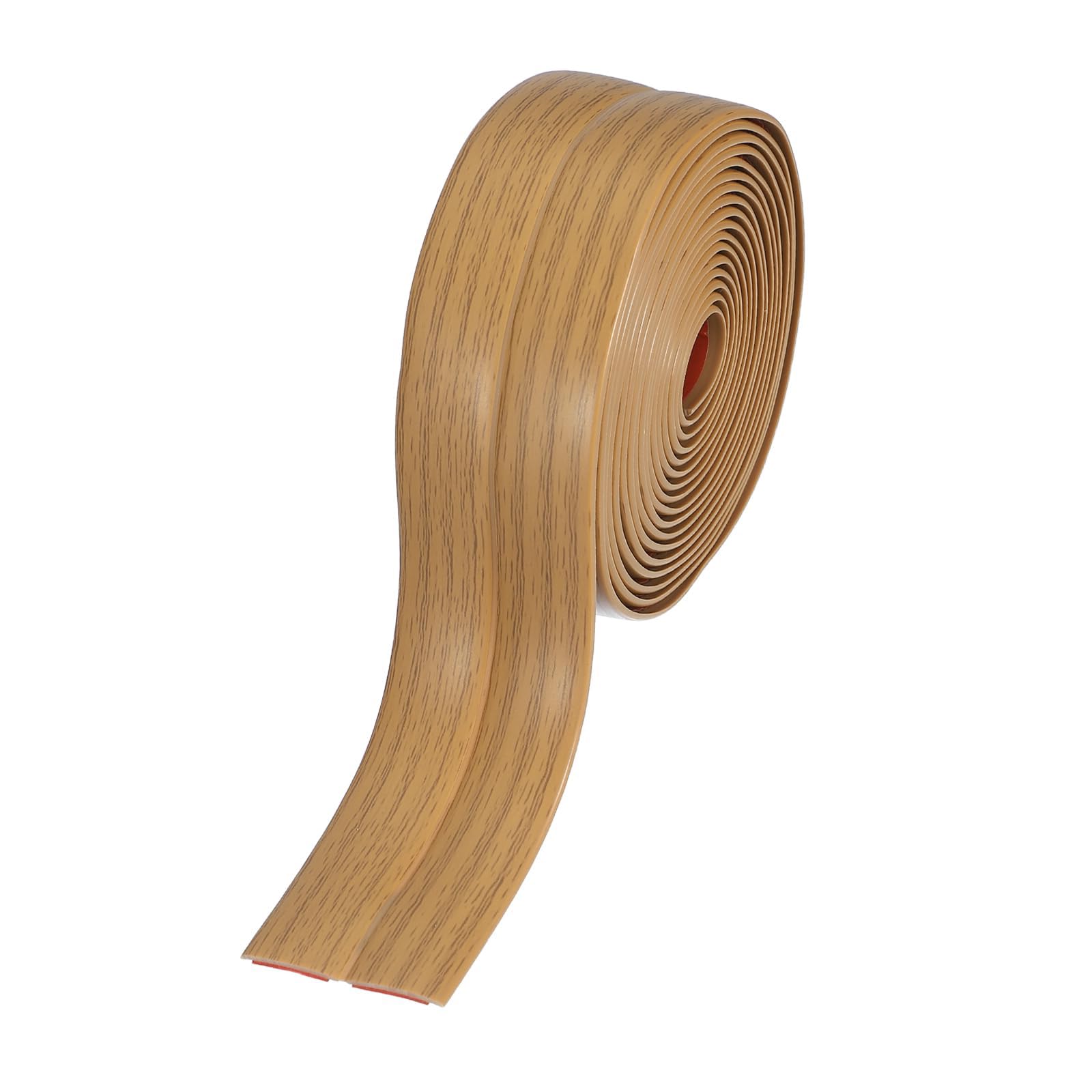 TA-VIGOR Wall Corner Protector 1.6 in x 10 Ft, Self Adhesive Wall Corner Guard Edge Protector Flexible Peel and Stick Molding Trim for Ceiling Countertop, Yellow Oak Grain — image 1