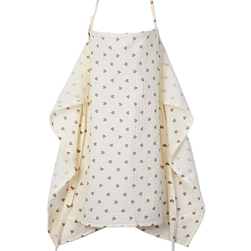 Fundas de lactancia para lactancia materna  Funda transpirable para lactancia materna con cuello de arco, fundas de lactancia ajustables de