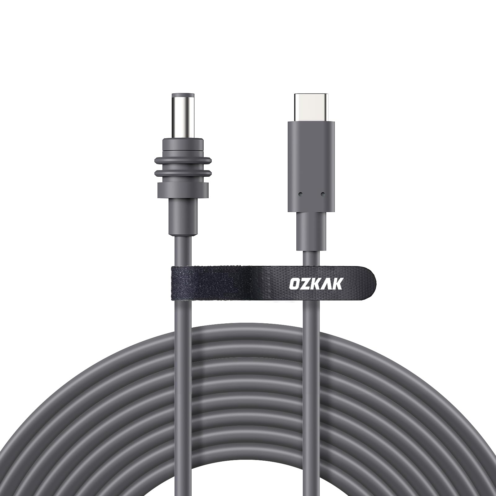 Starlink Mini USB C auf DC 5.5x2.1mm Stromkabel 15M 18AWG (≈ 0,75mm²), Stecker USB-C Netzkabel geeignet für 100W + Eingang PD-Quelle Power Bank (20V/5A), wasserdichtes IP67 für Starlink Mini Kabel Kit