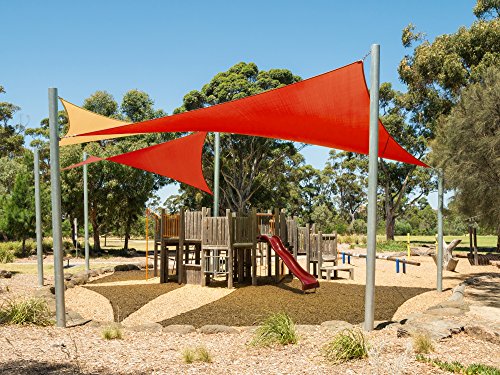 Cool Area Tenda a Vela Parasole 5x5x5m Triangolare...