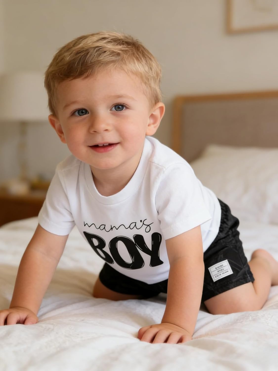 Toddler Baby Boy Clothes Summer Clothes Letter Print T-shirt Tops & Camouflage Shorts Set 9 Months-3T Outfits - Image 9