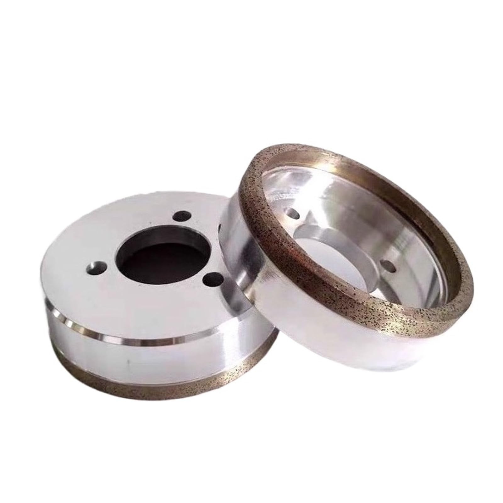 Rueda abrasiva de diamante de vidrio 150 * 10 * 10 for rectificadora recta y doble filo(12 Hole 100 Grit)