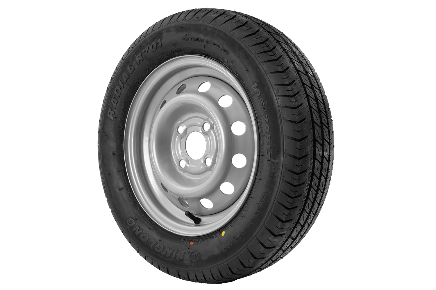 UNITRAILER Rueda Completa para Remolque Ligero 165/70 R13 79N con Llanta de Acero 4Jx13 H2 4x100 ET30, Capacidad de Carga de 437 kg, Ideal para Caravanas y Remolques de Carga
