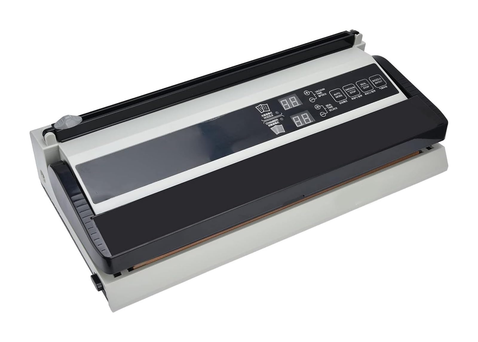 Máquina selladora al vacío, grado comercial, 250 W, 500 ml, bolsa de 40 cm, máquina selladora al vacío