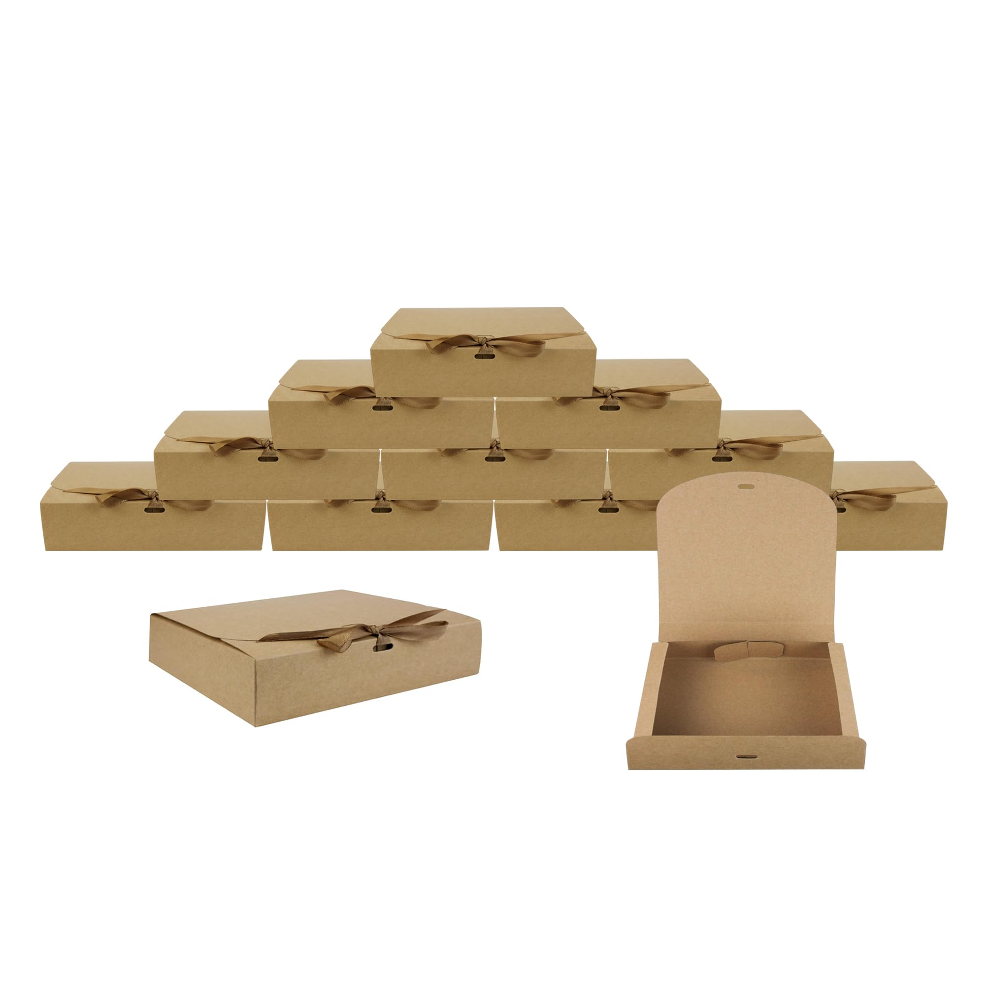 Scatole Regalo Di Alta Qualità – 72 Pezzi – DIN A4 – Rosso Scuro - Foto 9