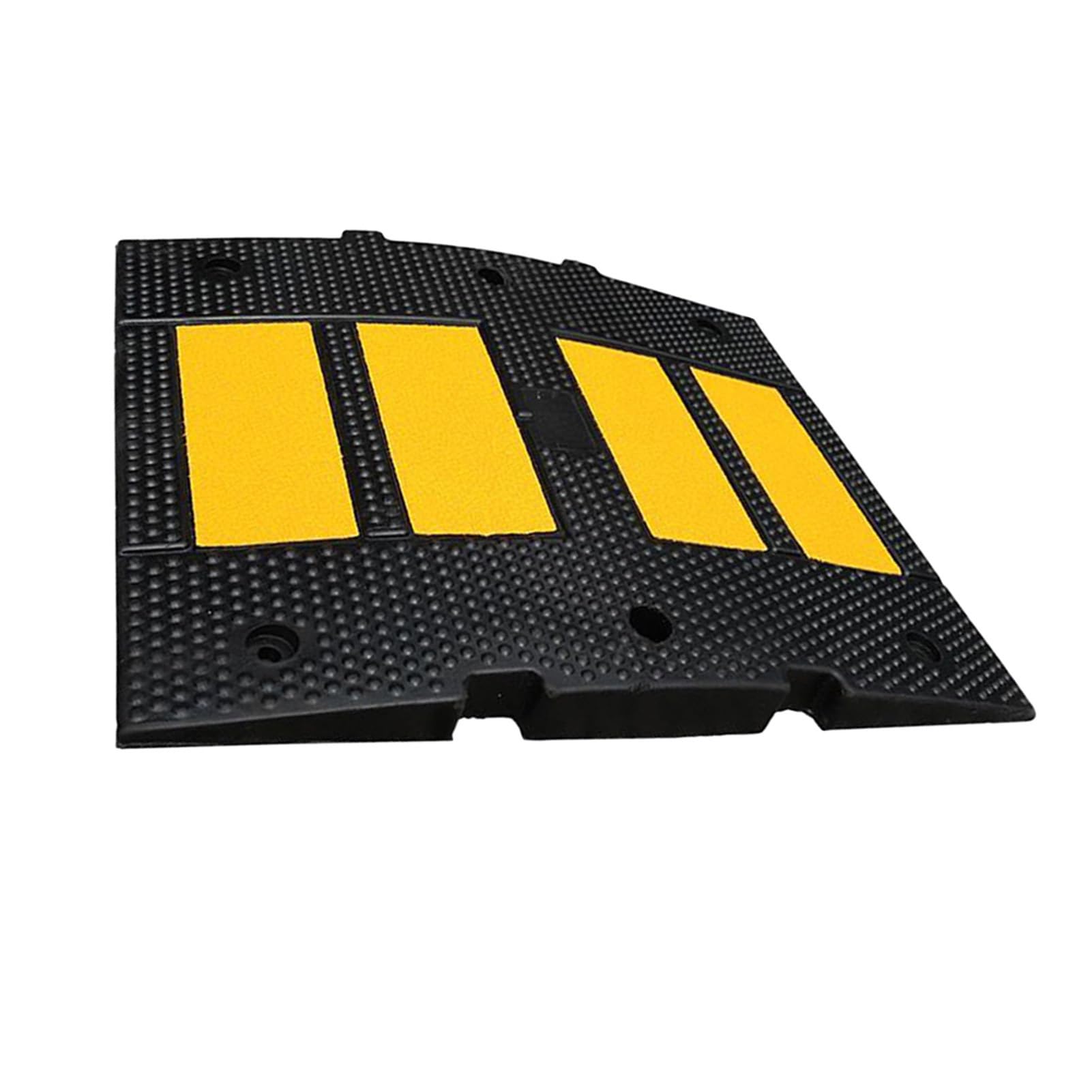 Rubber Speed Bumps For Road,Cable Protector Ramp,22000 Lbs Capacity Cable Protector Ramp,For Road And Driveway，60X50X4Cm