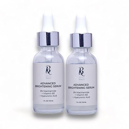 RB Beauty Advanced Brightening Serum - Niacinamida - Vitamina B3, suero facial multiacción para hidratar y mejorar la tez de la piel, minimizar los