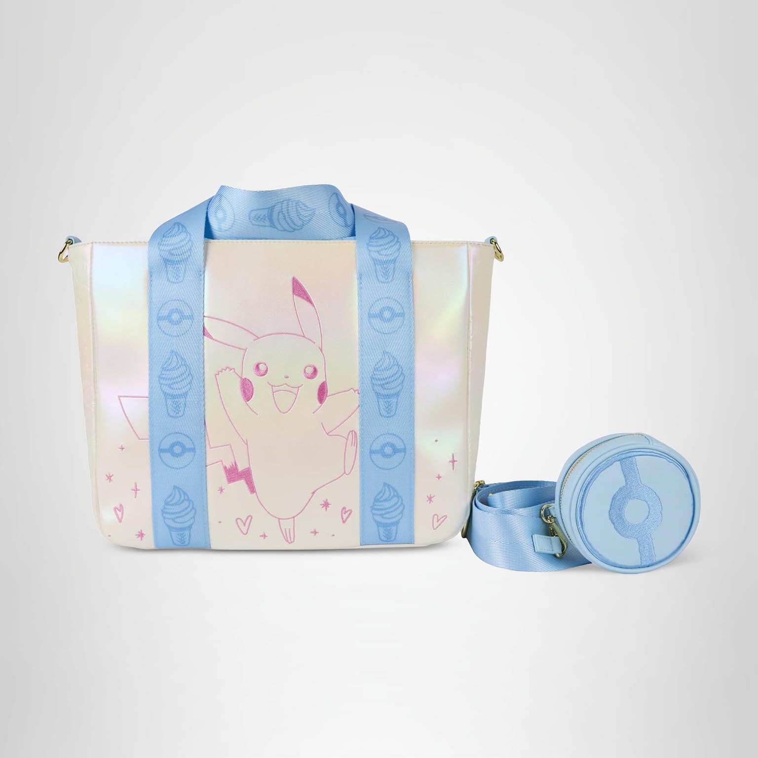 Amazon.com: Loungefly Pokémon Pikachu Tote Bag with Coin Bag