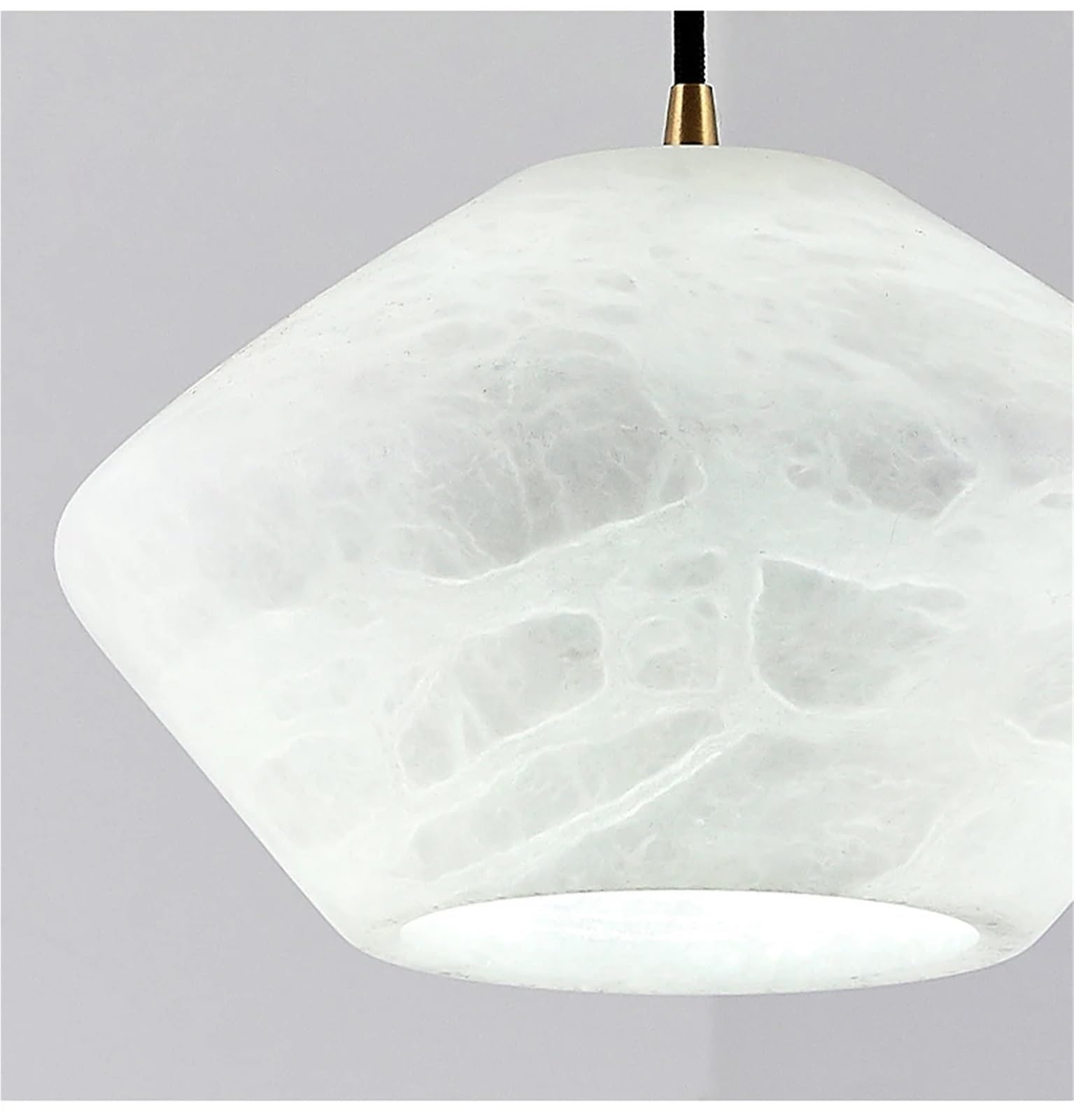 LXMQEF Collezione Art Déco in Marmo Naturale Lampadario a LED Illuminazione Lampada a Sospensione Lampada a Sospensione Lampen per Soggiorno, Isola