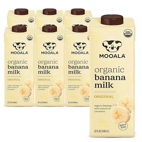 Mooala – Organic Original Bananamilk, 32 FL Oz (Pack of