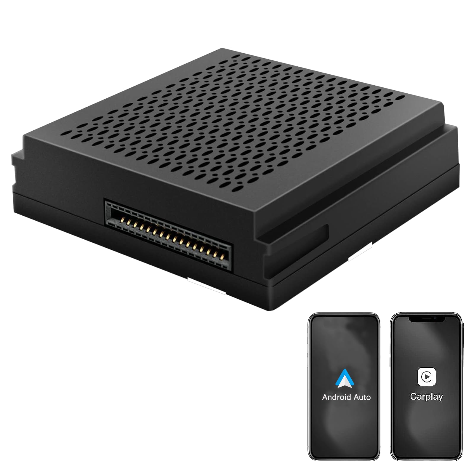 NAVIVOX Wireless Carplay/Android Auto Adapter for Mercedes Benz A B C E CLA GLA GLK ML SLK (2011-2015), with NTG4.5 System with Bluetooth, USB,