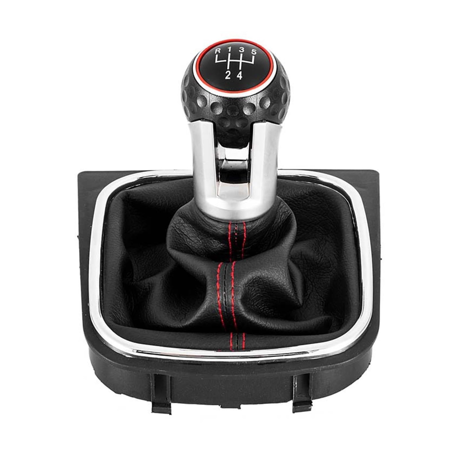 AMYALIN Car Gear Shift Knob for VW for Golf for Jetta 5 6 Speed Manual Gear Shift Knob Shifter Lever Head Vehicle Replacement Parts(for 5 Speed)