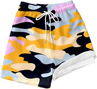 2025 - Bañador para niños Pantalones cortos de playa con tejido elástico Ropa activa cómoda de verano para niños de 5 a 14 años Pantalones cortos Niños Cargo