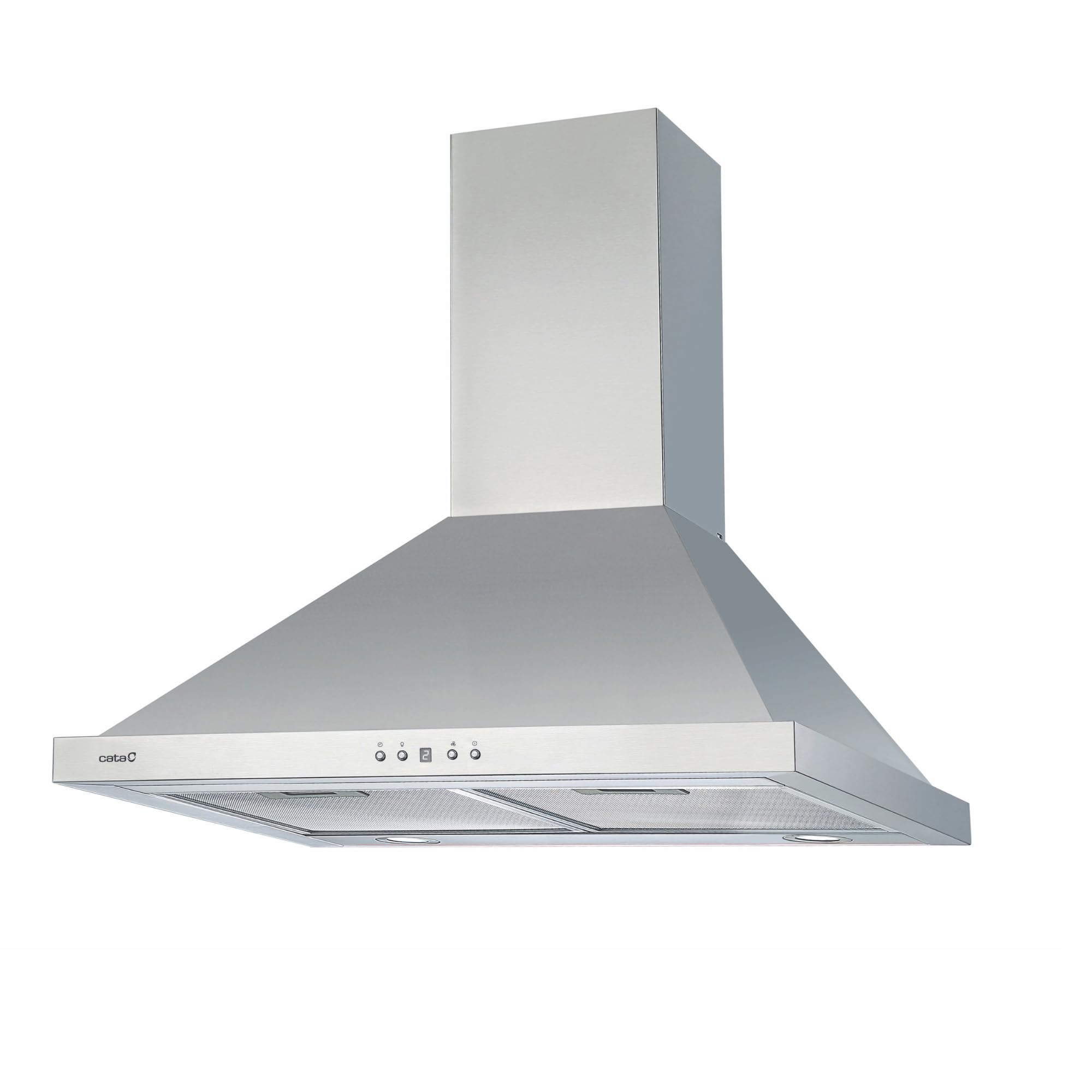 Cata Campana Extractora Beta Pro 7000 X Control Electrónico Temporizador 3 Niveles Extracción 1027 M3/H Nivel Sonoro 64 Db Motor A100 Consumo 380 W Iluminación Led Color Inox