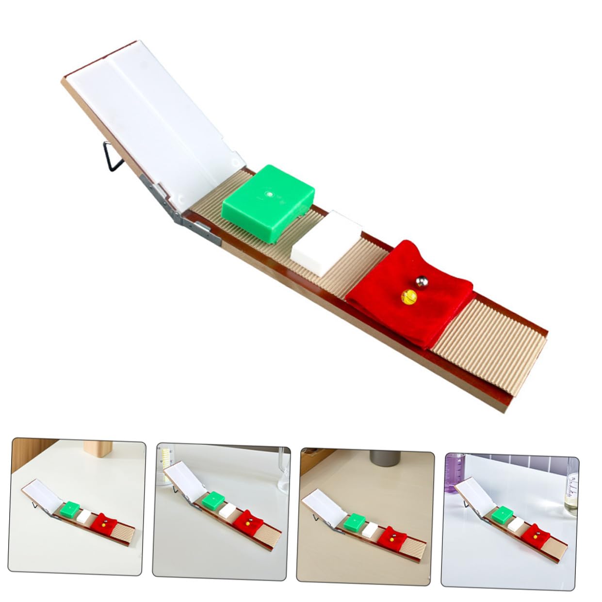 IMIKEYA Kit per Esperimenti di Fisica Materiali in Plastica, Dispositivo Educativo Facile da Usare per Studenti, per Uso in Aula a Casa