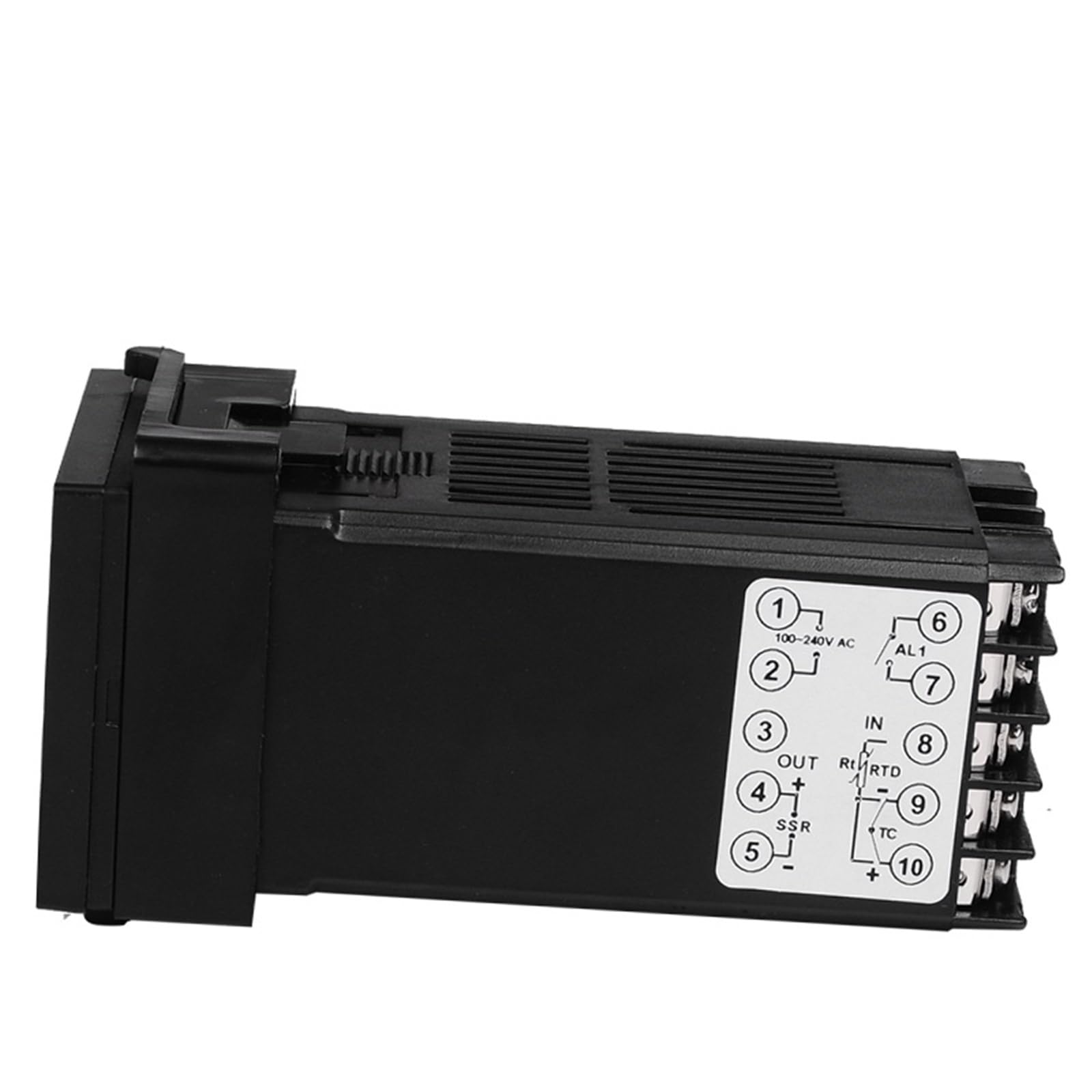 Allarme REX-C100 Kit regolatore di temperatura PID digitale da 110 V a 240 V da 0 a 1300 gradi con sensore sonda di tipo K(RELAY OUTPUT)