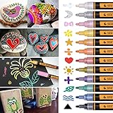 ✍️KOMFORT & SICHERHEIT - Enthält kleine, fein gemahlene Partikel, mit wasserbasierender Tinte, ist säurefrei, umweltfreundlich und ungiftig, was den Komfort auch bei längerem Arbeiten gewährleistet.