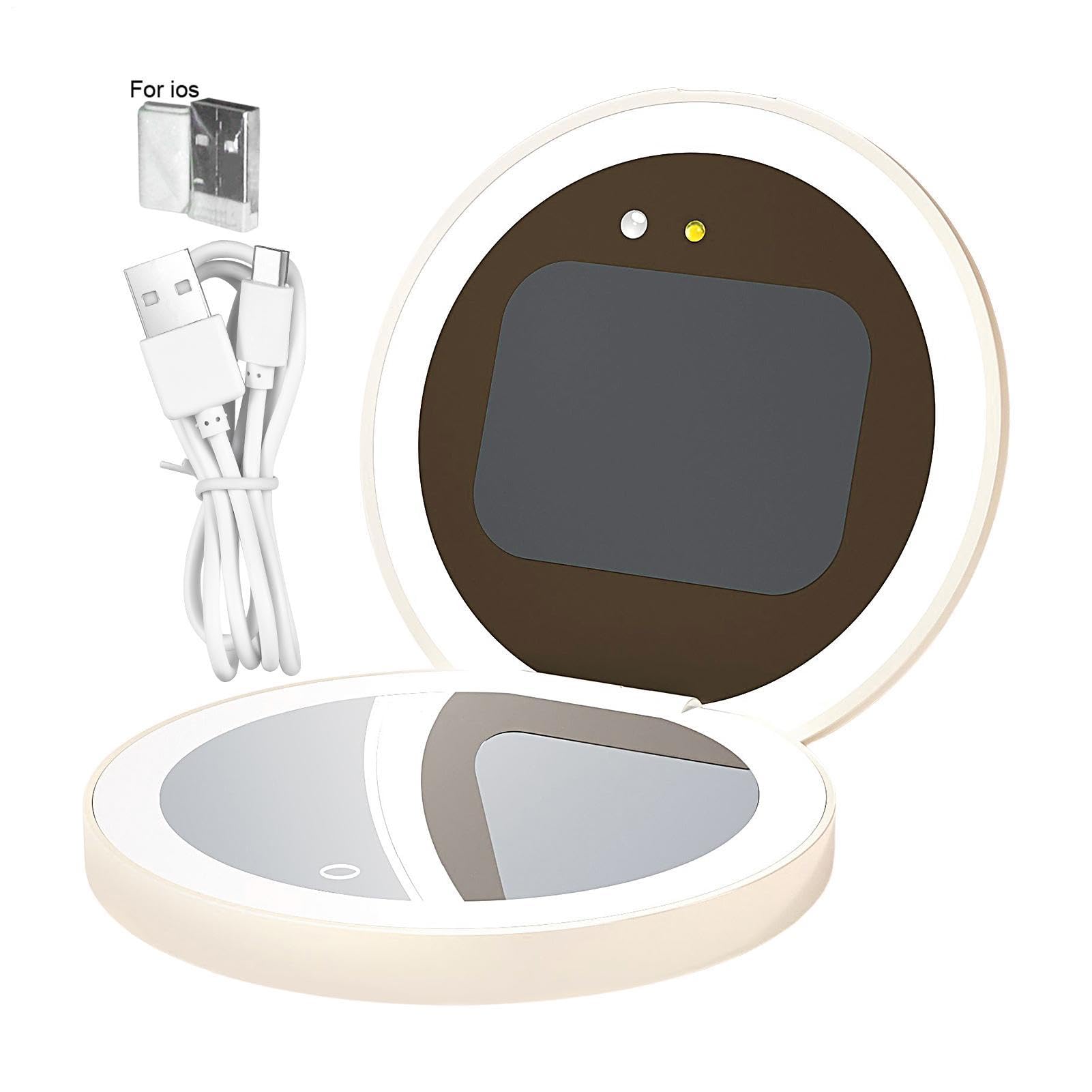 Testeur de crème solaire avec miroir caméra UV pour éviter les oublis