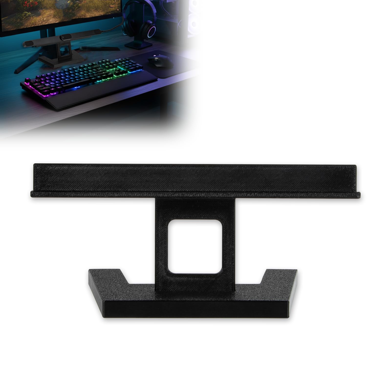 CharmPacks Desk Stand Compatible with Tobii Eye Tracker 5 | Durable Construction | Stable Holder with Upward Tilt | Optimized Viewing Angle