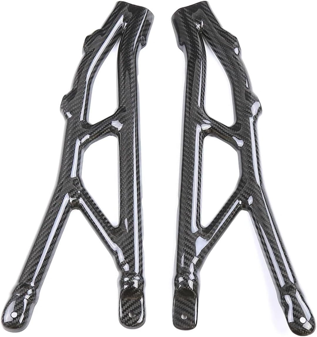 For BMW S1000RR 2023 2024 2025 Motorcycle Accessories 3K Dry Carbon Fiber Side Panel Fairing Kit Winglets Fuel Tank Guard(Army green)