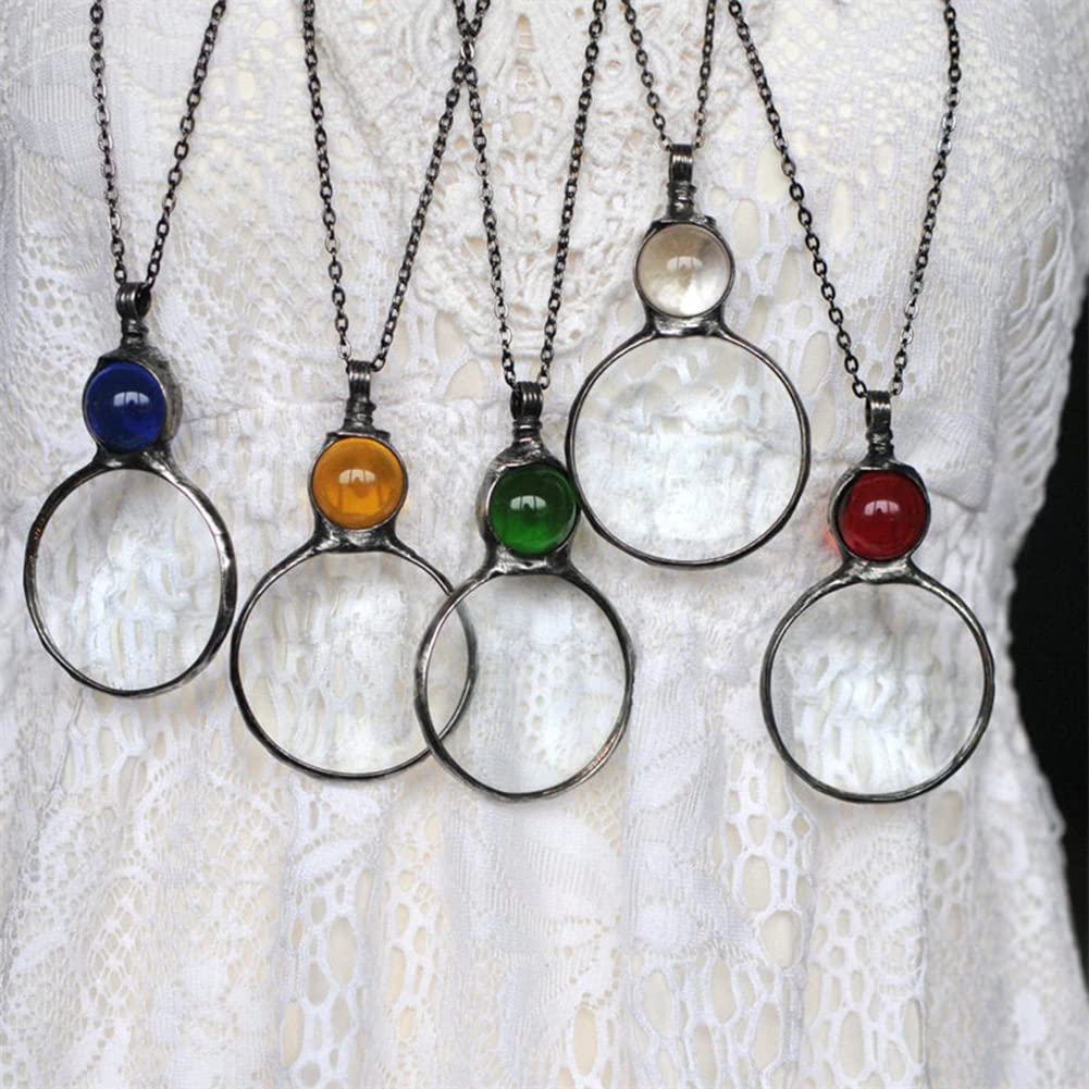 Acquista Collana con lente d'ingrandimento Ciondolo in lega di rame per i nonni per offrire il miglior regalo in Italia a partire da 1.73
