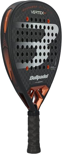 Bullpadel Vertex 04 25 Unstrung 370G Padel Racket Padel Racket Dark Grey - Orange - 3