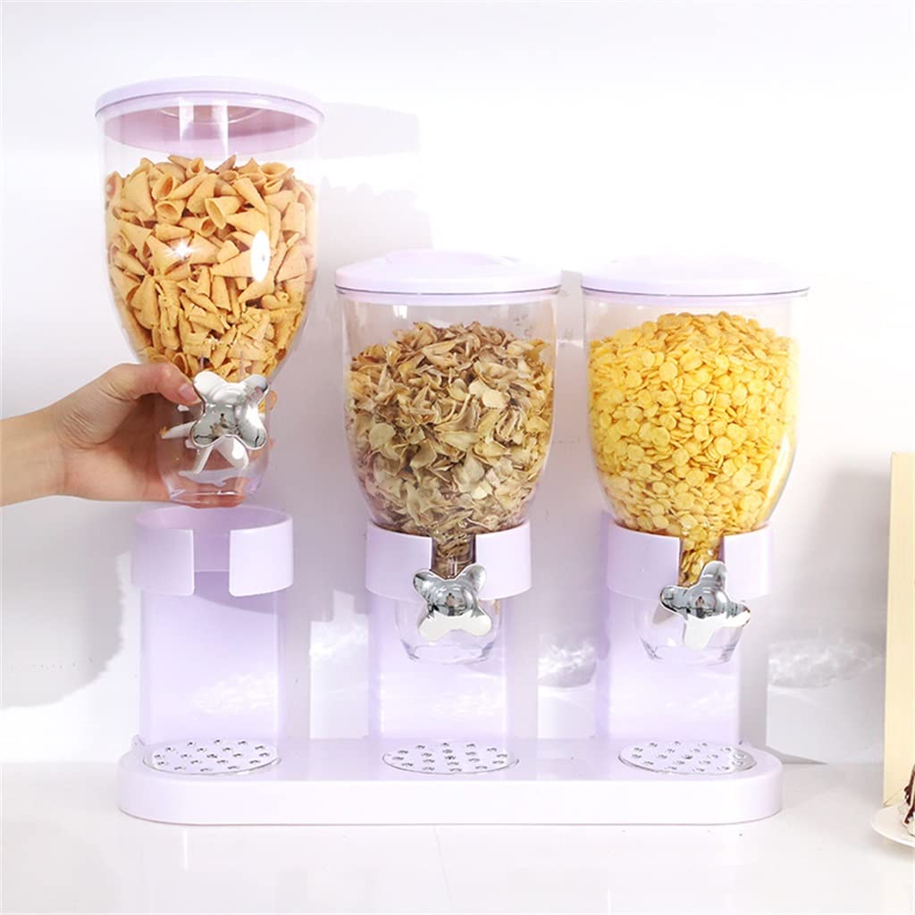 Müsli-Spender mit Reis- und Haferflocken-Vorratsbehältern für Zuhause, Frühstück, Snacks