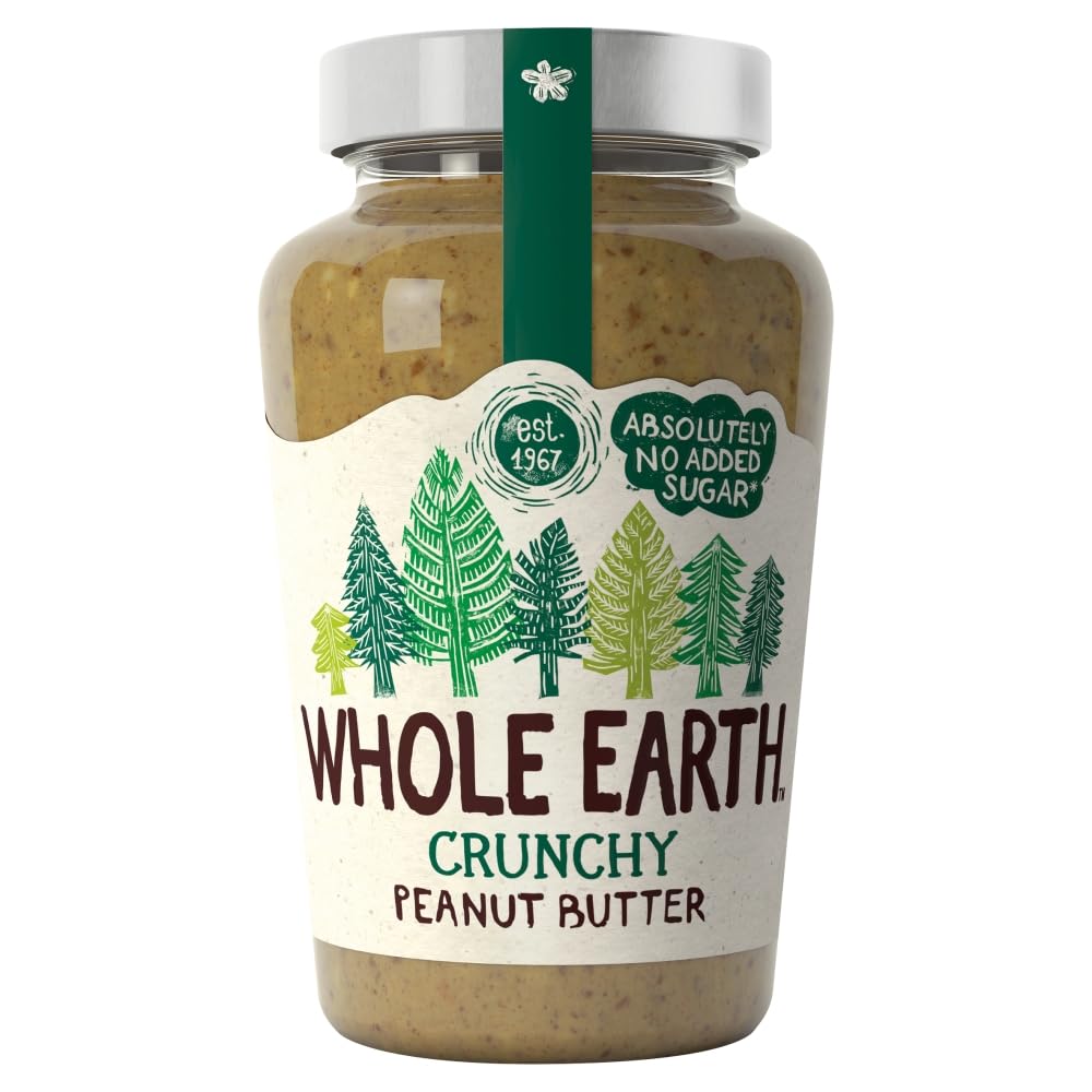 Whole Earth Crunchy Peanut Butter, 454g