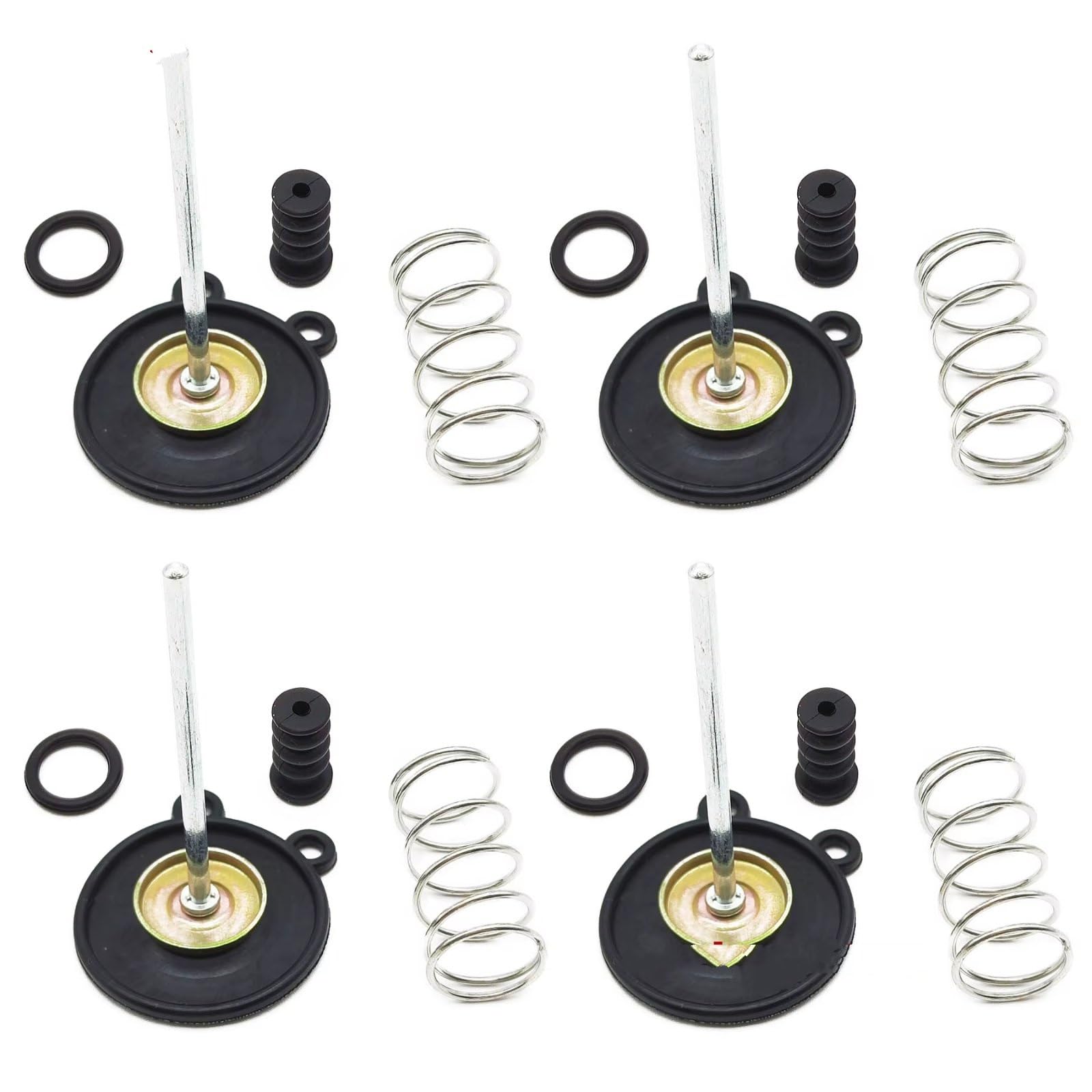 Kit Carburador Repuesto Compatible Con CB750L Para Limited 1979 Kit Reconstrucción De Émbolo De Diafragma De Carburador De Motocicleta Con Junta(4pcs)