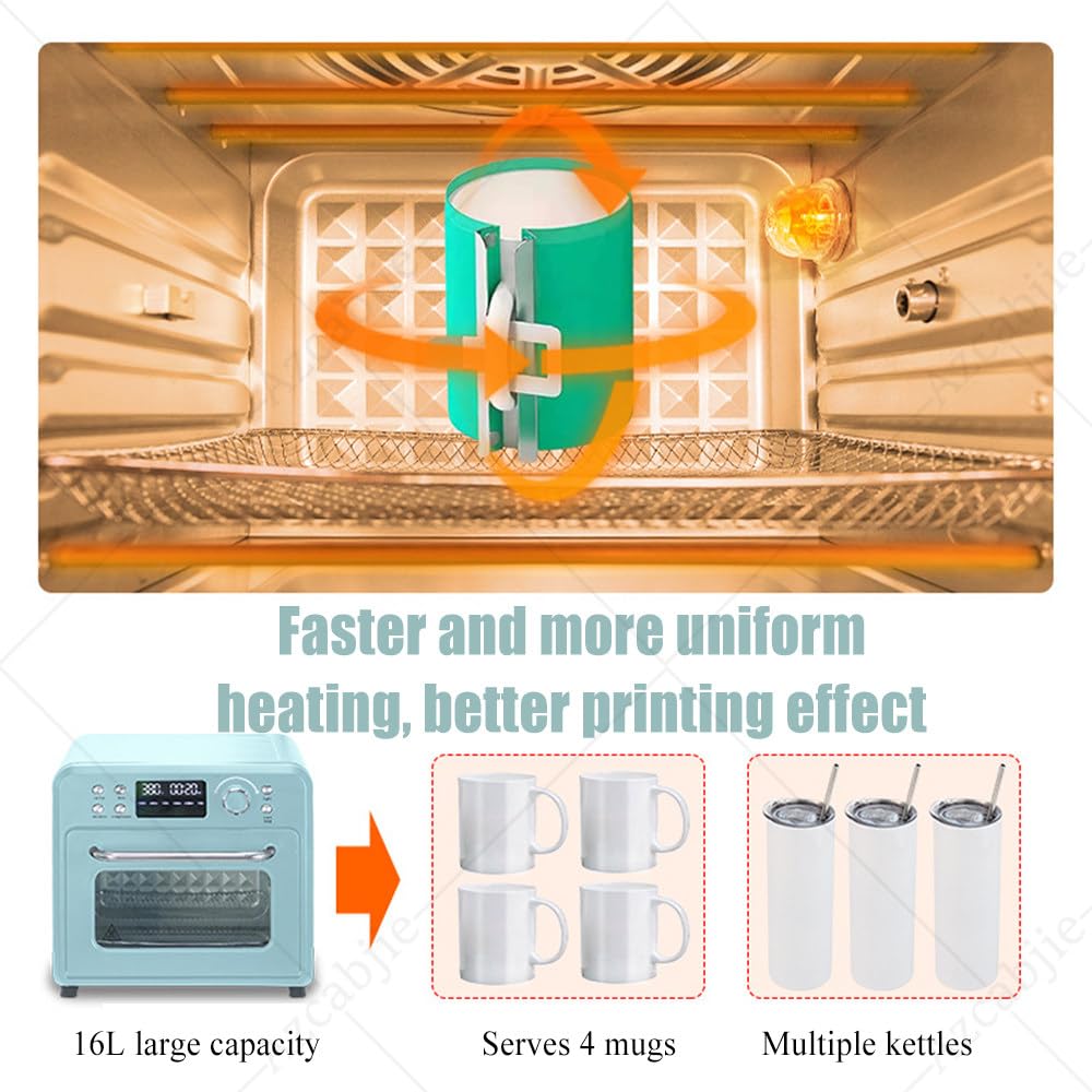 Horno De Sublimación para Tazas con Luz Integrada 16L