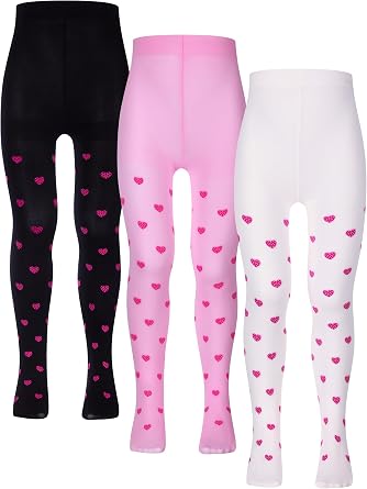 Fourluoo Girls Tights, Colorful Pantyhose, Thigh High Sock