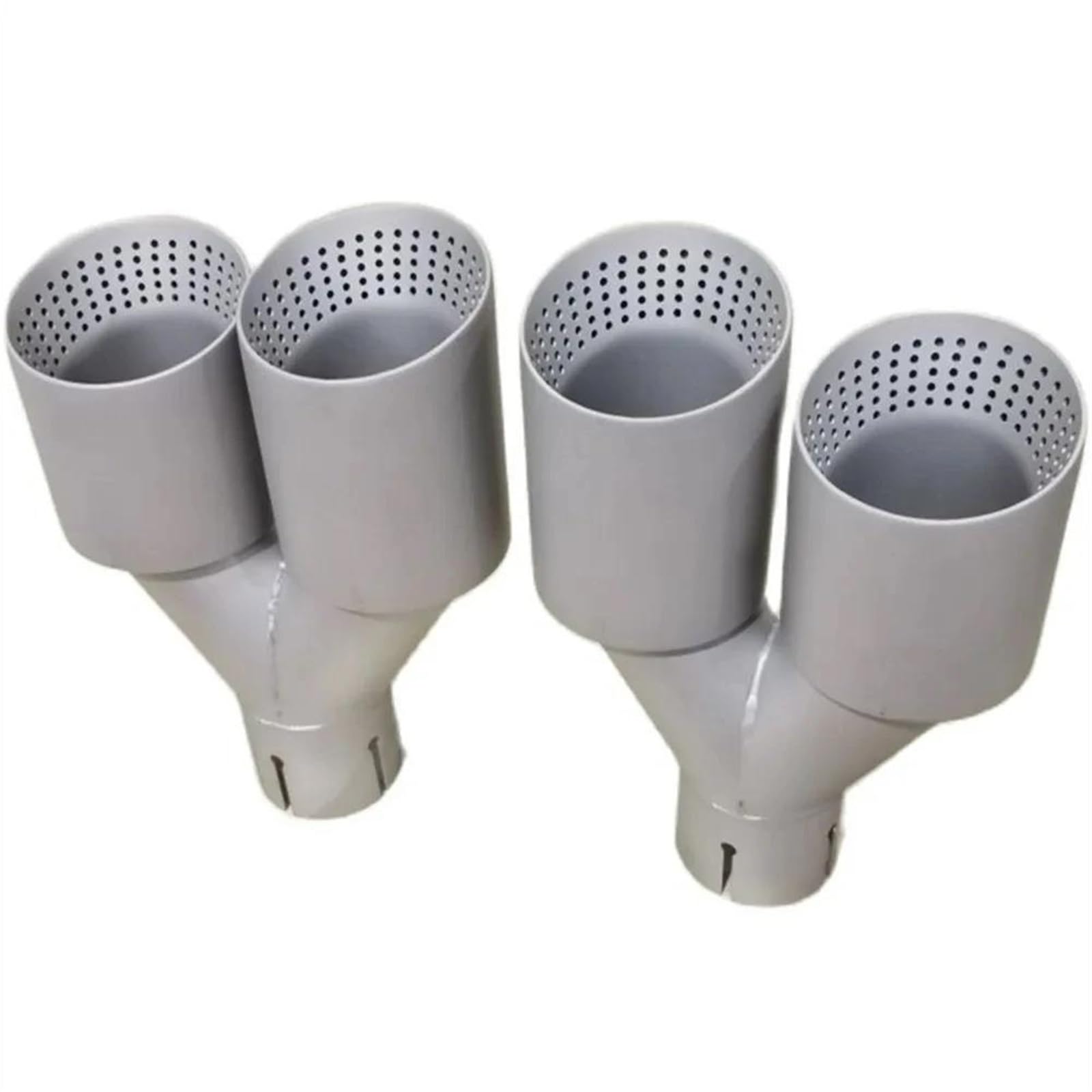 Punta de escape en acero inoxidable mate de alta resistencia para Golf7 y MK7 7