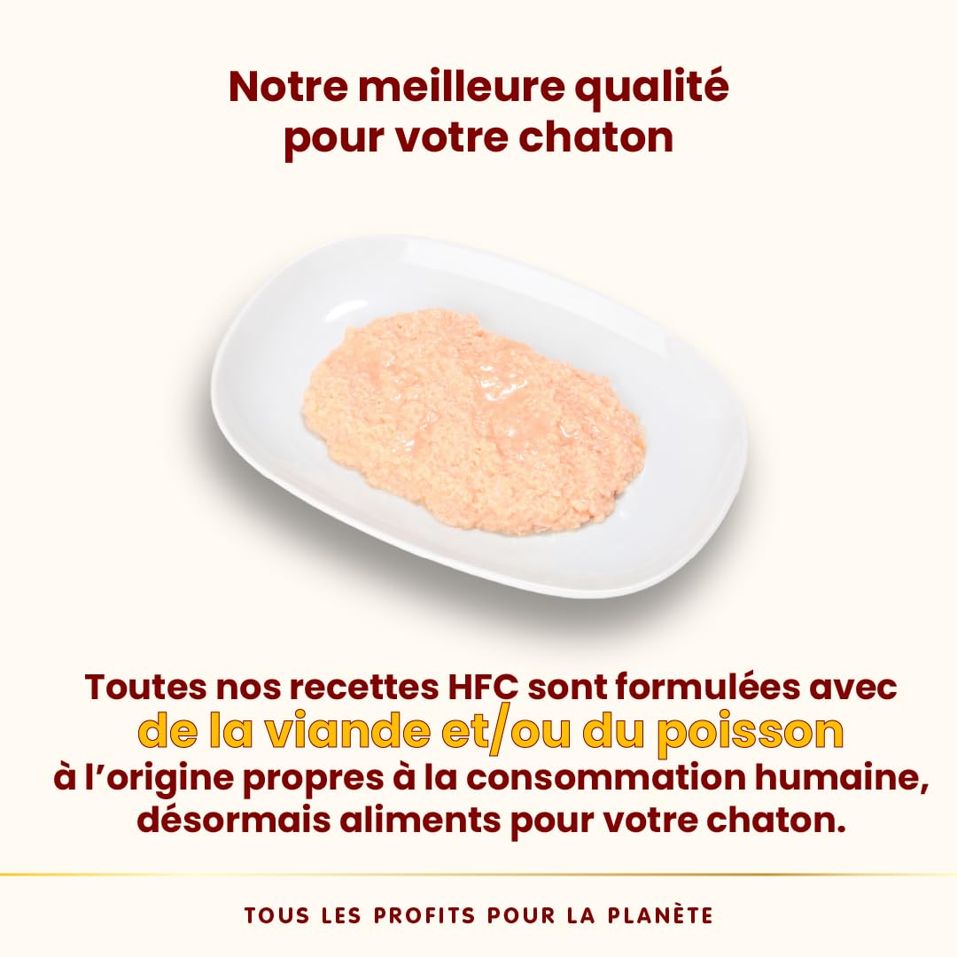 Almo Nature HFC Kitten - Nourriture Humide pour Chaton - Poulet - 70 g x 24 Boîtes