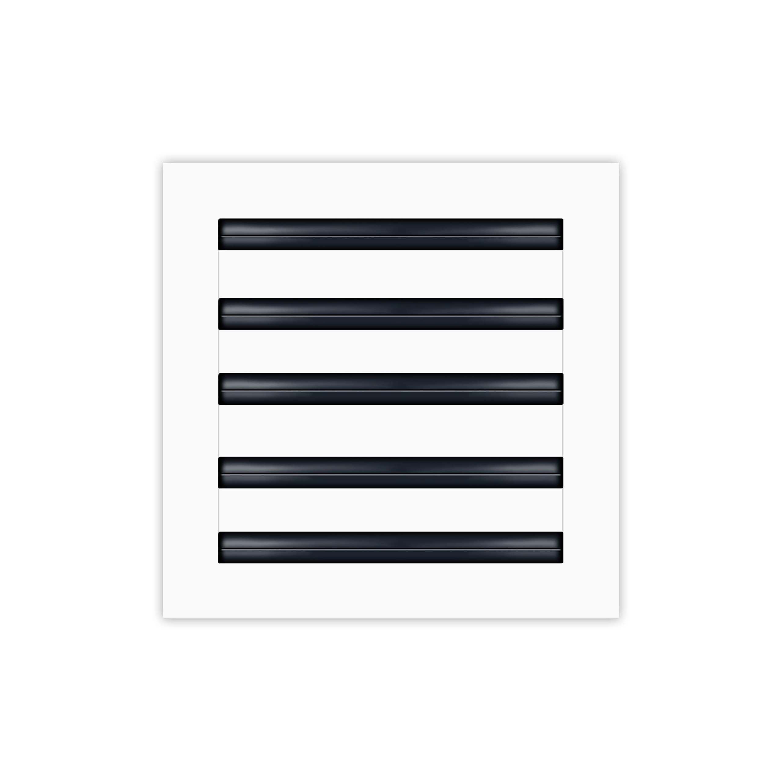BUILDMART - 10x10 Modern AC Vent Cover - Decorative White Aluminum Air Vent - Standard Linear Slot Diffuser - Heating and Cooling Register Grille for Ceiling, Walls & Floors - Texas Buildmart